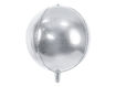 Picture of FOIL BALLOON OMBRE BALL SILVER 18 INCH